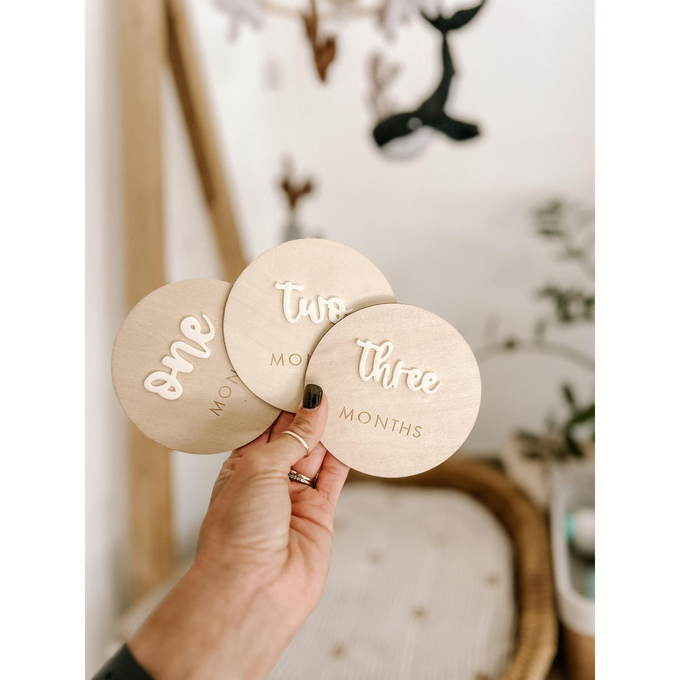 Baby milestone cards - Born & Bare