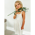 The linen embroidered dress - Born & Bare