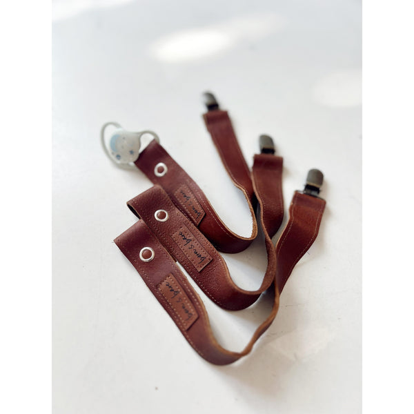 Leather Pacifier Clip