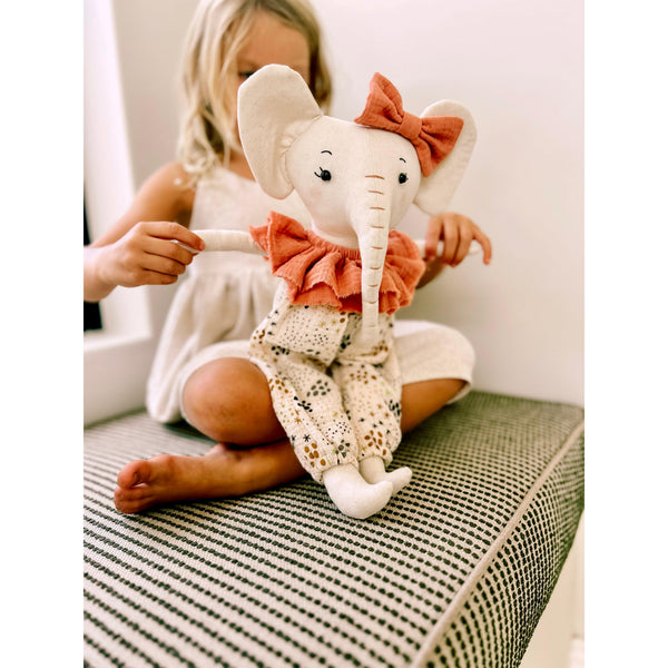 Elsi the elephant sitting pretty teddy - Born & Bare