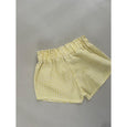 Yellow gingham shorts - Born & Bare