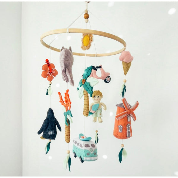 Nursery bespoke mobile - Coastal cruising - Born & Bare